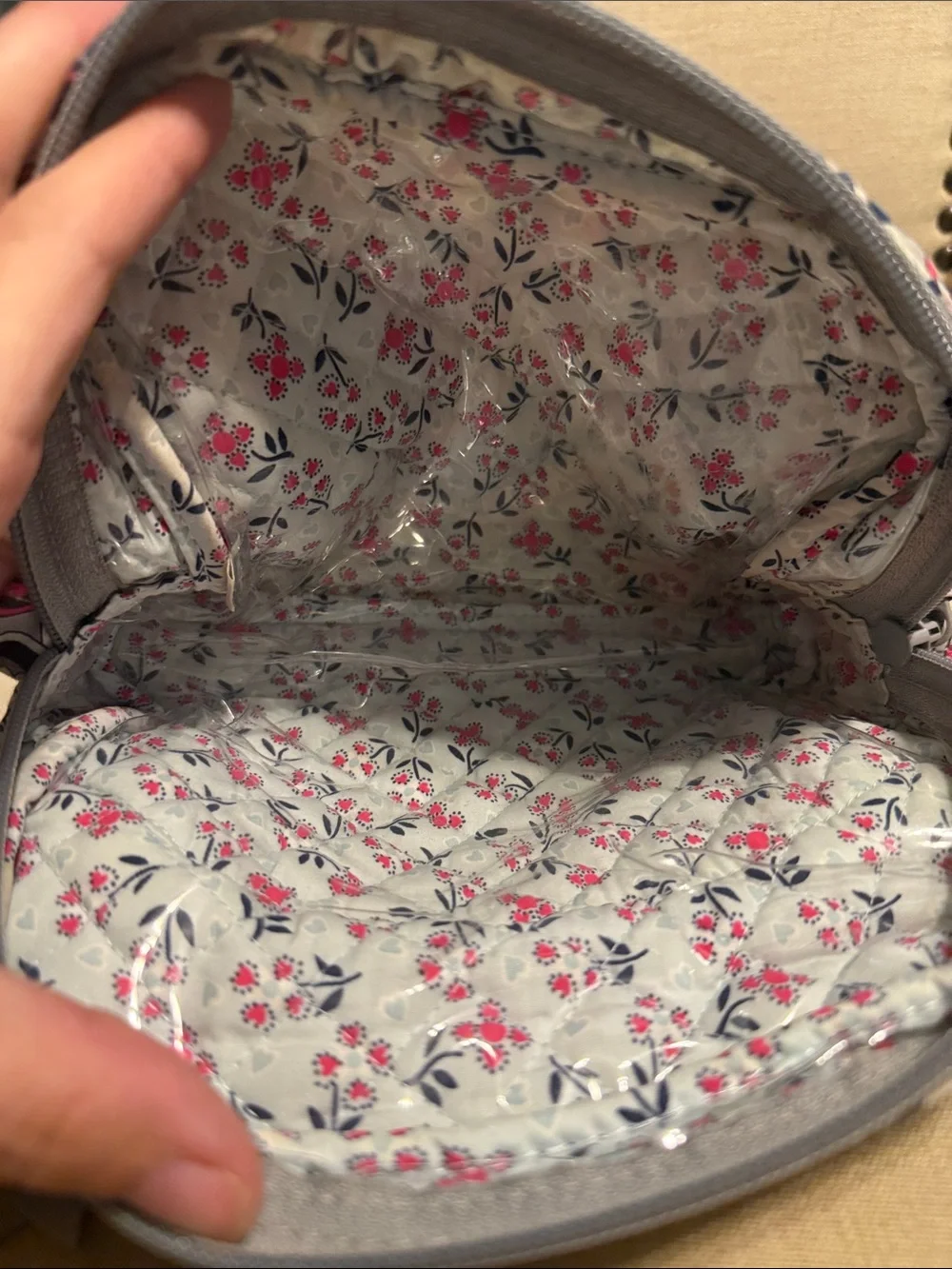 Vera Bradley Quilted Paisley Cosmetic Pouch